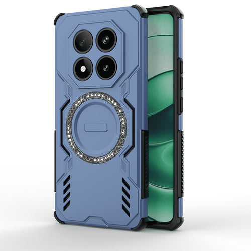 Husa pentru Xiaomi Redmi Note 14 Pro 5G, Techsuit ArmorMag Case, albastru