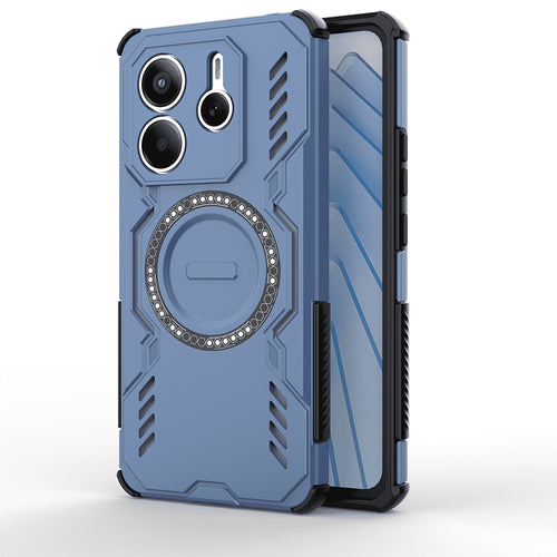 Husa pentru Xiaomi Redmi Note 14 5G, Techsuit ArmorMag Case, albastru