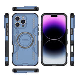 Husa pentru iPhone 16 Pro Max, Techsuit ArmorMag Case, albastru