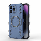 Husa pentru iPhone 16 Pro Max, Techsuit ArmorMag Case, albastru
