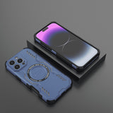 Husa pentru iPhone 16 Pro Max, Techsuit ArmorMag Case, albastru