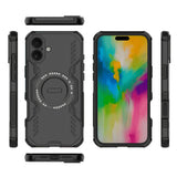 Husa pentru iPhone 16 Plus, Techsuit ArmorMag Case, albastru