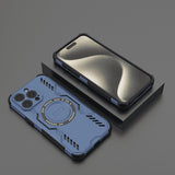 Husa pentru iPhone 15 Pro, Techsuit ArmorMag Case, albastru