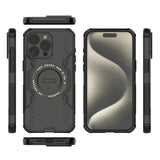 Husa pentru iPhone 15 Pro, Techsuit ArmorMag Case, albastru