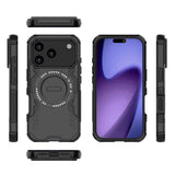 Husa pentru iPhone 17 Pro, Techsuit ArmorMag Case, albastru