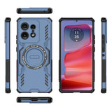 Husa pentru Motorola Edge 50 Pro, Techsuit ArmorMag Case, albastru