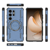 Husa pentru Samsung Galaxy S25 Ultra, Techsuit ArmorMag Case, albastru