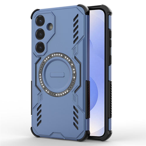 Husa pentru Samsung Galaxy S25, Techsuit ArmorMag Case, albastru