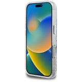 Husa pentru iPhone 16 Pro Max, Karl Lagerfeld IML Sketched Graphic Logo (KLHCP16XHMLGFCH), transparenta