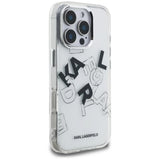 Husa pentru iPhone 16 Pro Max, Karl Lagerfeld IML Sketched Graphic Logo (KLHCP16XHMLGFCH), transparenta