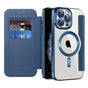 Husa pentru iPhone 11 Pro Max, Techsuit SmartMag Book Case, albastru