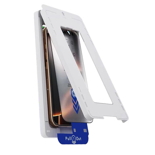 Folie de protectie pentru iPhone 15, Anank 2.5D 2X Reinforced protectie cu Installation Box