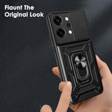Husa pentru OPPO Reno14 Pro, Techsuit CamShield Series, negru