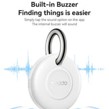 Dispozitiv anti-pierdere Yesido Smart Tracker (EC14), Works cu Apple Find My, 240mAh, Long Battery Life, MFi Certified, alb