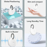 Dispozitiv anti-pierdere Yesido Smart Tracker (EC14), Works cu Apple Find My, 240mAh, Long Battery Life, MFi Certified, alb