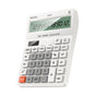 Yesido Desk Calculator (EC10), LCD Display, Ergonomic Design, Solar and Battery Power Source, MAx 12 Digits of Number, Alb