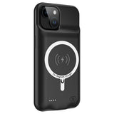 Husa pentru iPhone 15 Plus, Techsuit Power Pro MagSafe Battery Case, negru