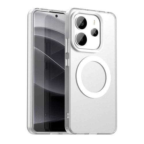 Husa pentru Xiaomi Redmi Note 14 4G (Standard), Techsuit CandyCase MagSafe, alb