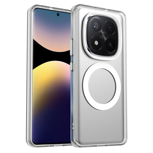 Husa pentru Xiaomi Redmi Note 14 Pro+ 5G, Techsuit CandyCase MagSafe, alb