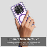 Husa pentru Xiaomi Redmi Note 14 Pro+ 5G, Techsuit CandyCase MagSafe, alb