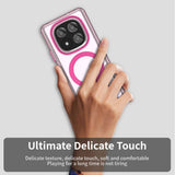 Husa pentru Xiaomi Redmi Note 14 Pro+ 5G, Techsuit CandyCase MagSafe, alb