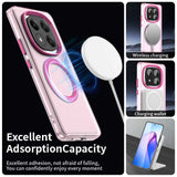 Husa pentru Xiaomi Redmi Note 14 Pro+ 5G, Techsuit CandyCase MagSafe, alb