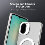 Husa pentru Samsung Galaxy A07 4G, Techsuit CandyCase MagSafe, alb