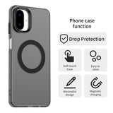 Husa pentru Samsung Galaxy A07 4G, Techsuit CandyCase MagSafe, alb