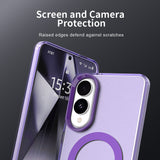 Husa pentru Samsung Galaxy S25 Edge, Techsuit CandyCase MagSafe, alb