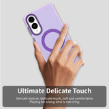Husa pentru Samsung Galaxy S25 Edge, Techsuit CandyCase MagSafe, alb