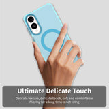 Husa pentru Samsung Galaxy S25 Edge, Techsuit CandyCase MagSafe, alb