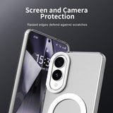 Husa pentru Samsung Galaxy S25 Edge, Techsuit CandyCase MagSafe, alb