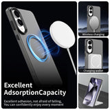 Husa pentru Samsung Galaxy S25 Edge, Techsuit CandyCase MagSafe, alb