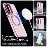 Husa pentru Samsung Galaxy A36 5G, Techsuit CandyCase MagSafe, alb