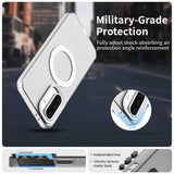 Husa pentru Samsung Galaxy A36 5G, Techsuit CandyCase MagSafe, alb