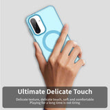 Husa pentru Samsung Galaxy A56 5G, Techsuit CandyCase MagSafe, alb