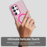 Husa pentru Samsung Galaxy S25 Ultra, Techsuit CandyCase MagSafe, alb