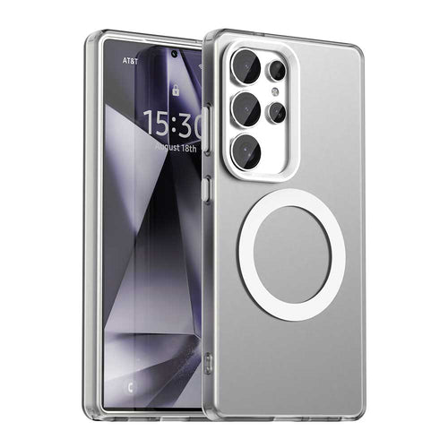 Husa pentru Samsung Galaxy S25 Ultra, Techsuit CandyCase MagSafe, alb