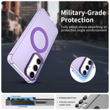 Husa pentru Samsung Galaxy S24, Techsuit CandyCase MagSafe, alb