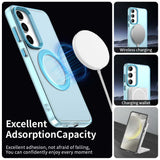 Husa pentru Samsung Galaxy S24, Techsuit CandyCase MagSafe, alb