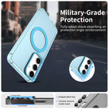 Husa pentru Samsung Galaxy S24, Techsuit CandyCase MagSafe, alb