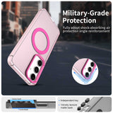 Husa pentru Samsung Galaxy S24, Techsuit CandyCase MagSafe, alb
