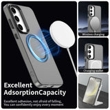Husa pentru Samsung Galaxy S24, Techsuit CandyCase MagSafe, alb