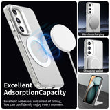 Husa pentru Samsung Galaxy S23 Plus, Techsuit CandyCase MagSafe, alb