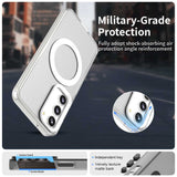 Husa pentru Samsung Galaxy S23 Plus, Techsuit CandyCase MagSafe, alb