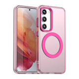 Husa pentru Samsung Galaxy S23 Plus, Techsuit CandyCase MagSafe, alb