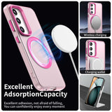 Husa pentru Samsung Galaxy S23 Plus, Techsuit CandyCase MagSafe, alb