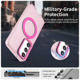 Husa pentru Samsung Galaxy S23 Plus, Techsuit CandyCase MagSafe, alb