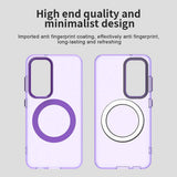 Husa pentru Samsung Galaxy S23 Plus, Techsuit CandyCase MagSafe, alb