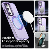Husa pentru Samsung Galaxy S23 Plus, Techsuit CandyCase MagSafe, alb